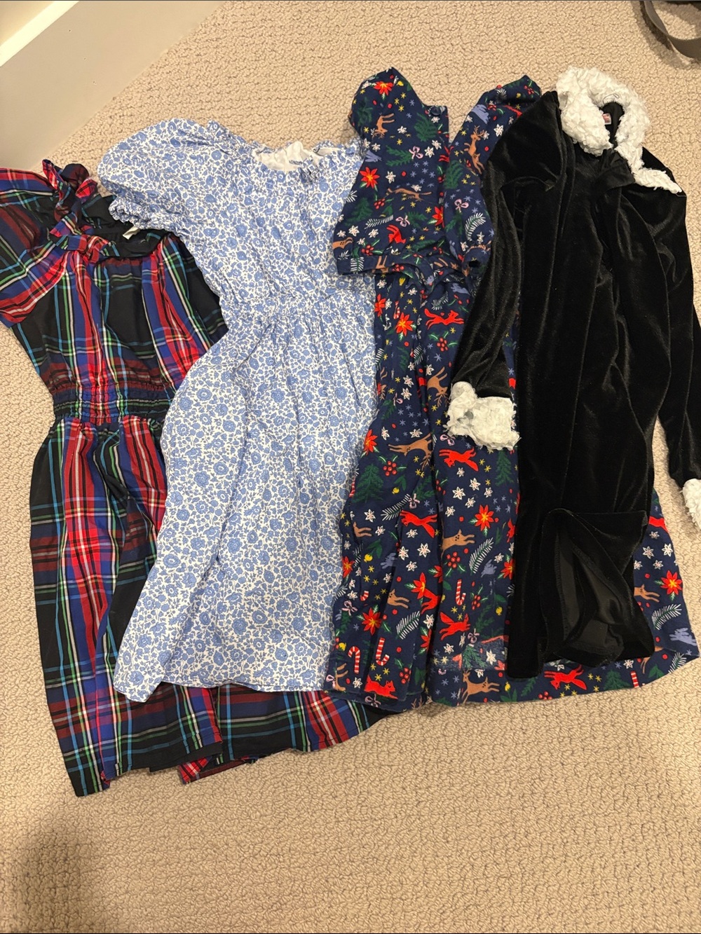 J. Crew, Hanna Andersson, & Zara bundle of dresses